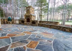 Flame slate outdoor pavers bunnings national tiles natural stone tiles